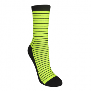 Meia Performance Light (35/43) - In Line Preto e Verde Neon