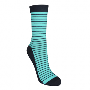 Meia Performance Light (35/43) - In Line Preto e Verde Menta