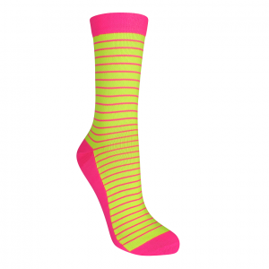 Meia Performance Light (35/43) - In Line Rosa Neon e Verde Neon