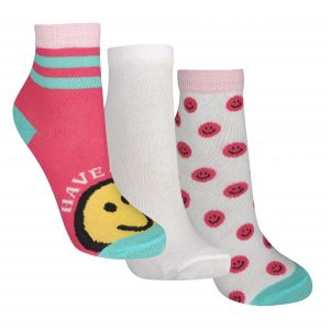 Meia Cano Médio Kids - Kit com 3 pares (Have Fun)