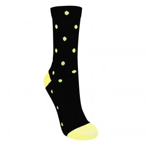 Meia Performance Light (35/43) - Poás Neon Fundo Preto