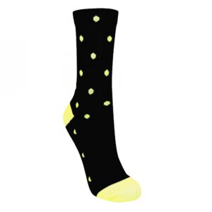 Meia Performance Light (35/43) - Poás Neon Fundo Preto