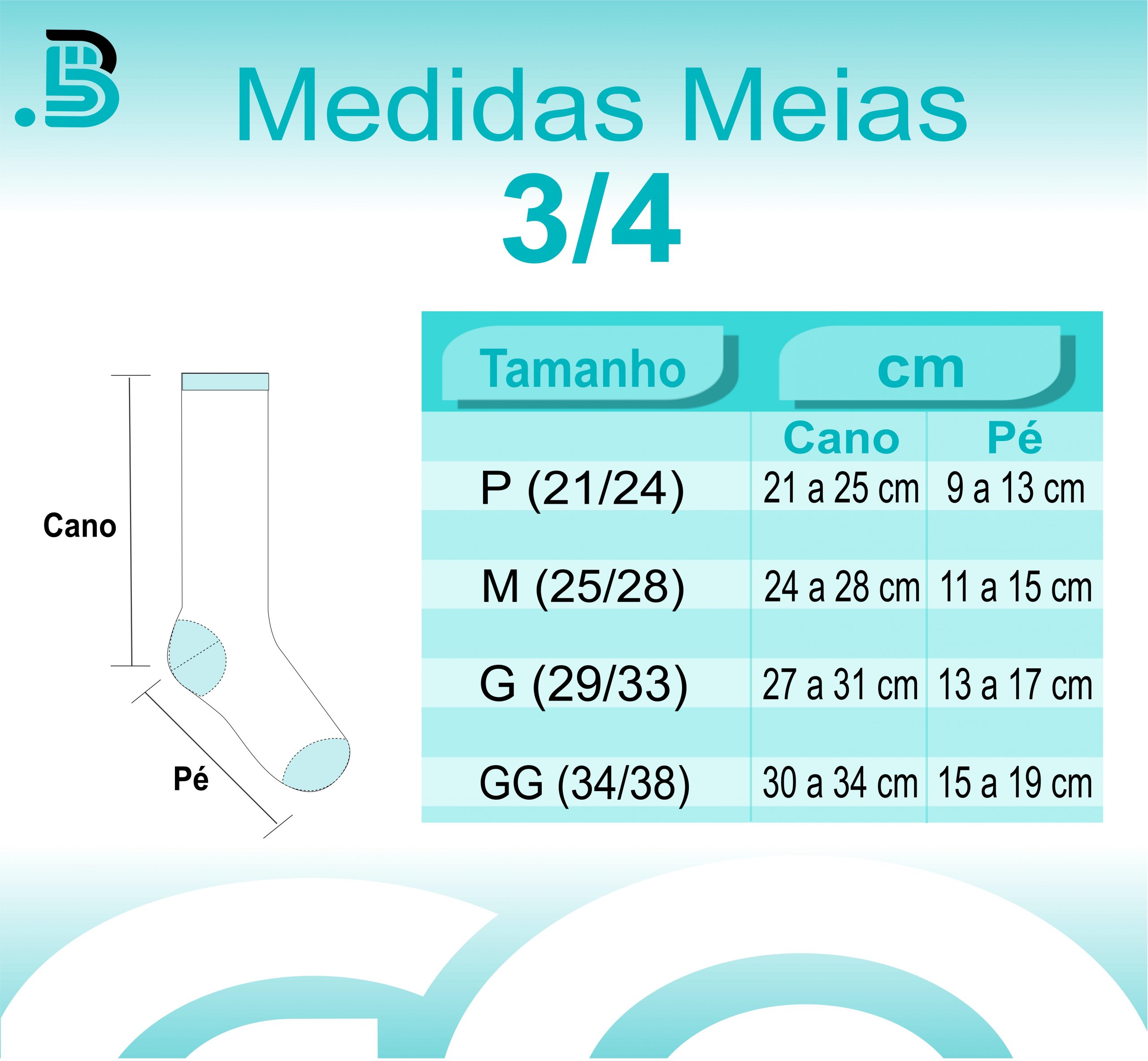 tabela de medidas