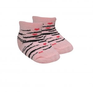 Meia Soquete Baby - Zebra Detalhes