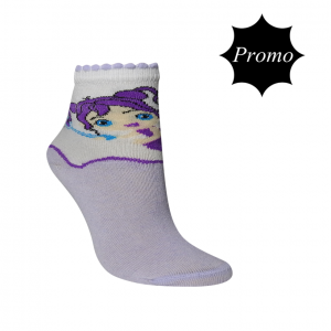 Meia Cano Médio Kids - Fada Lilas (PROMO)