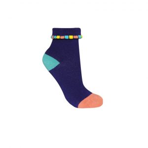 Meia Cano Médio Kids - Babado Novo Violeta