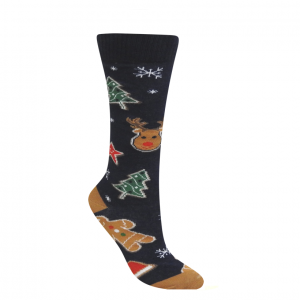 Meia 3/4 Divertida Natal - BISCOITO NATALINO