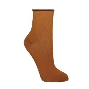 Meia Cano Médio Comfort - Inteira Caramelo